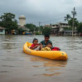 enchentes em São Paulo