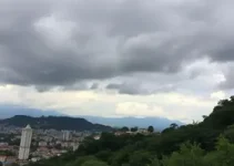 Céu nublado em Suzano