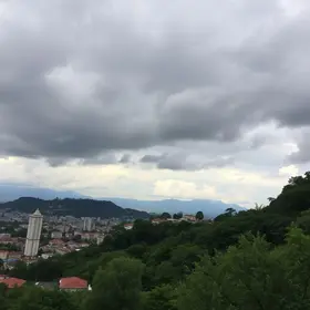 Céu nublado em Suzano