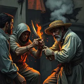 vizinho esfaqueia comerciante