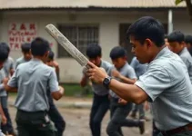 homem invade escola armada