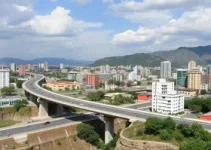 novo viaduto em Poá
