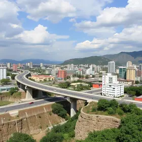 novo viaduto em Poá