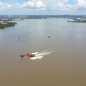 desassoreamento rio Taiaçupeba