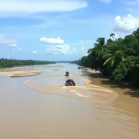 desassoreamento do rio Taiaçupeba