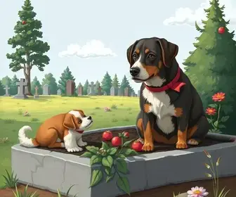 sepultamento de cães e gatos